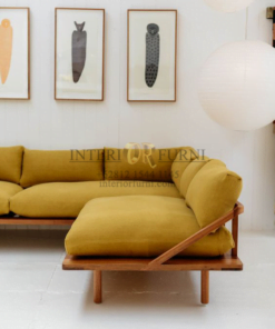sofa sudut minimalis kayu jati-interior furniture