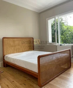 tempat tidur rotan-tempat tidur minimalis modern-dipan rotan-ranjang rotan