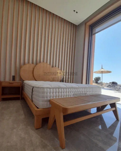 tempat tidur minimalis modern-tempat tidur rotan-tempat tidur minimalis kayu