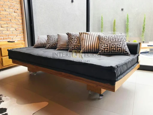 sofa kayu jati minimalis modern