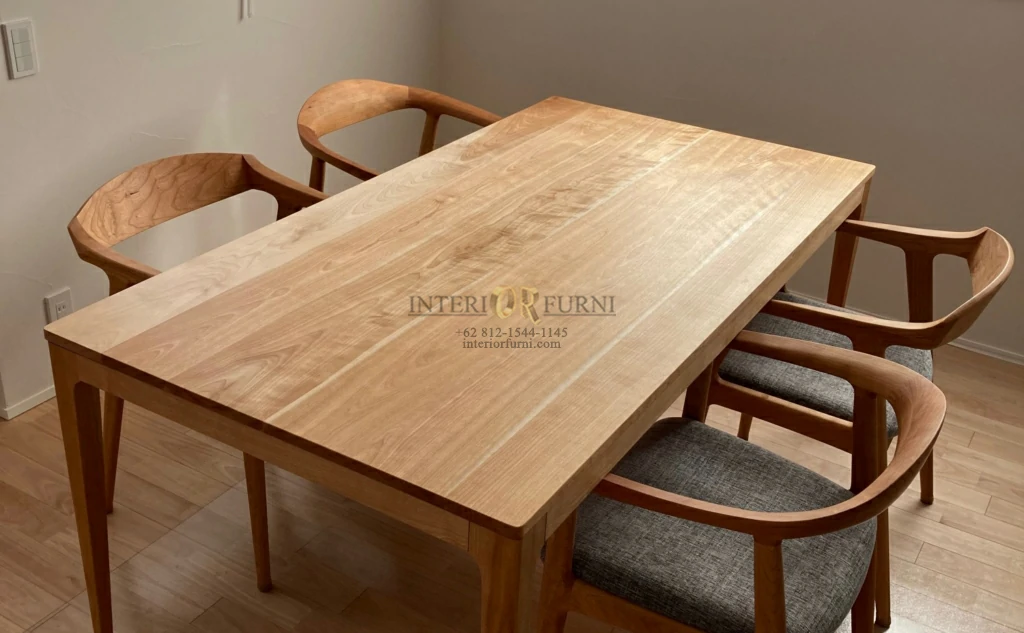 meja makan scandinavian-meja makan minimalis modern