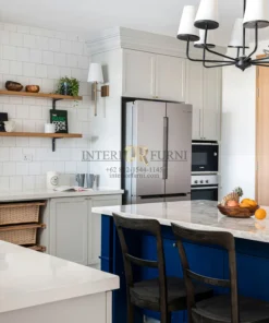 kitchen set modern minimalis kayu jati