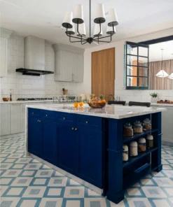 kitchen set modern minimalis kayu jati