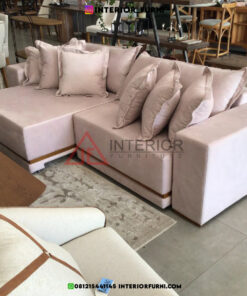 sofa l minimalis kecil ruang tamu