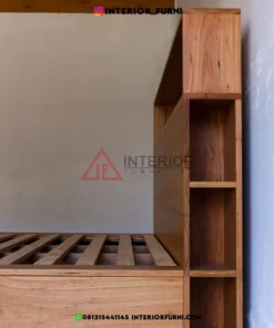 dipan laci minimalis modern kayu jati