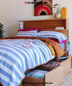 dipan laci minimalis modern kayu jati