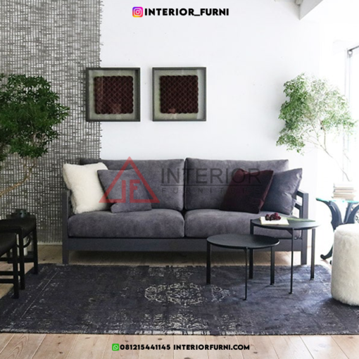 sofa kayu modern minimalis jati ruang tamu sofa 2 dudukan