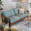 sofa kayu minimalis 2 seater ruang tamu
