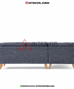 sofa leter l sudut ruang tamu minimalis modern