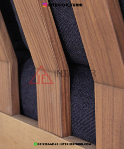 sofa kayu minimalis 2 seater ruang tamu