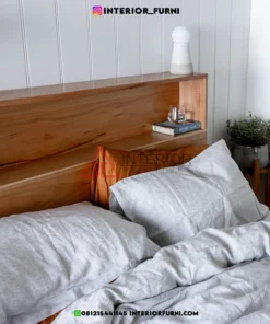 dipan laci minimalis modern kayu jati