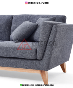 sofa leter l sudut ruang tamu minimalis modern