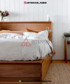 dipan laci minimalis modern kayu jati