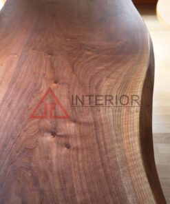 meja komputer kayu trembesi minimalis