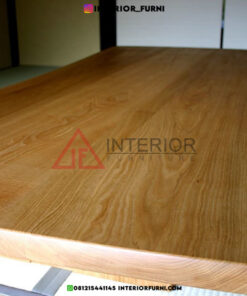 meja lesehan minimalis ruang tamu kayu jati-meja oshin minimalis