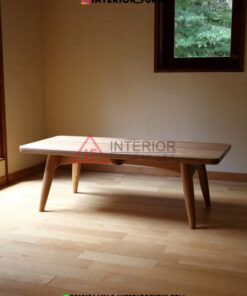 meja ruang tamu kayu jati minimalis