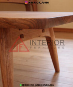 meja ruang tamu kayu jati minimalis