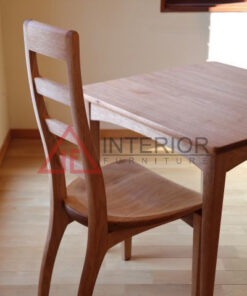 meja cafe kayu jati japandi minimalis