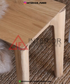 bangku makan kayu jati minimalis modern