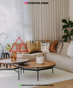 nested coffee table industrial kayu jati