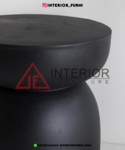 stool balok bulat kayu trembesi utuh