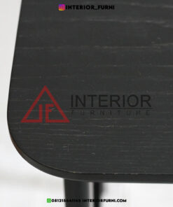 meja kerja minimalis modern kayu jati solid