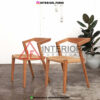 kursi resto kayu jati minimalis modern