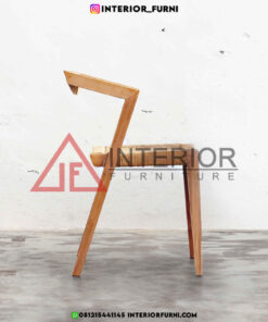 kursi resto kayu jati minimalis modern