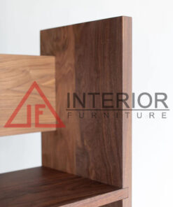 rak dinding kayu jati desain minimalis