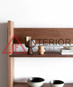 rak dinding kayu jati desain minimalis