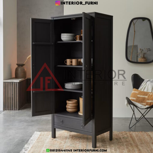 lemari pakaian 2 pintu minimalis modern