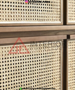 lemari rotan minimalis modern