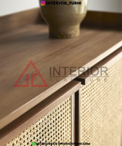 lemari rotan minimalis modern