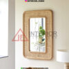 cermin rotan minimalis modern
