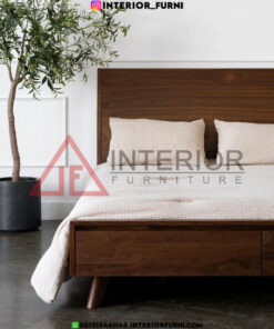 dipan laci kayu jati minimalis modern