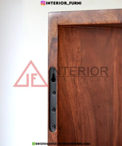 rak dinding tempel tembok minimalis kayu jati