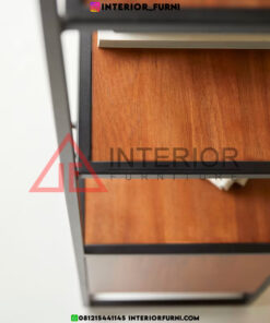 rak industrial minimalis untuk display