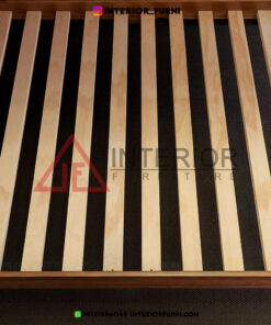 ranjang tingkat kayu jati minimalis modern